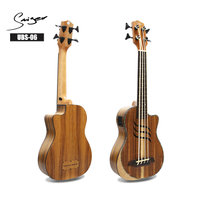 Smiger UBS-06 U-Bass Fabricação atacado OEM Ukulele baixo elétrico acústico