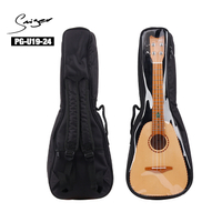 PG-U19-24 Bolsa acolchoada transparente para ukulele 