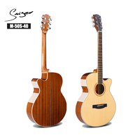 M-50S-40 Tamanho 40 polegadas Grau A Sólido Spruce Top Guitarra Acústica 