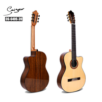 CG-640S-39 Smiger Walnut Tonewood Guitarra Clássica Top Cedro Sólido