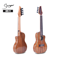 ARS-11 Koa Ukulele Sólido Corpo Fino