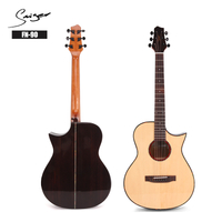 Smiger novo cutaway guitarra acústica elétrica de topo sólido de alta qualidade para venda FN-90